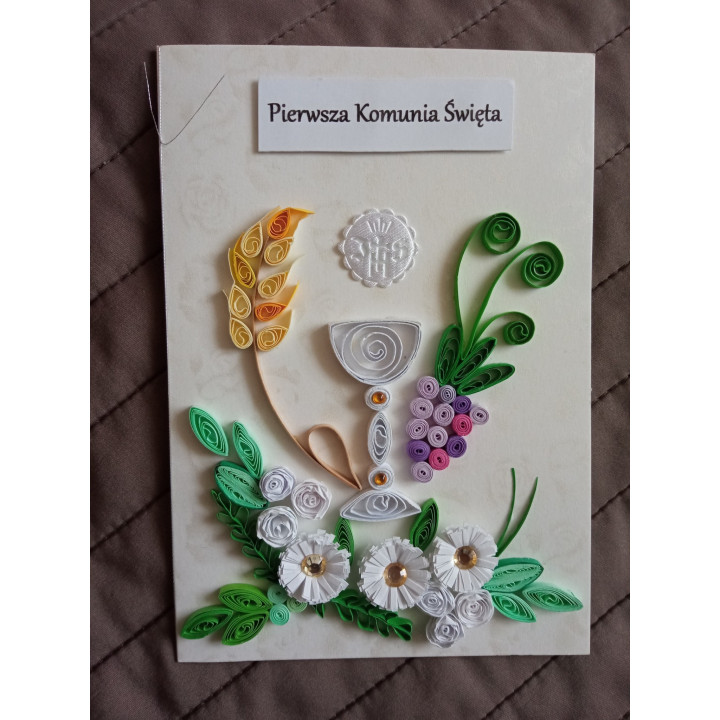 Kartka na I Komunię Świętą z Kopertą | Sklep Fundacji Motywajki