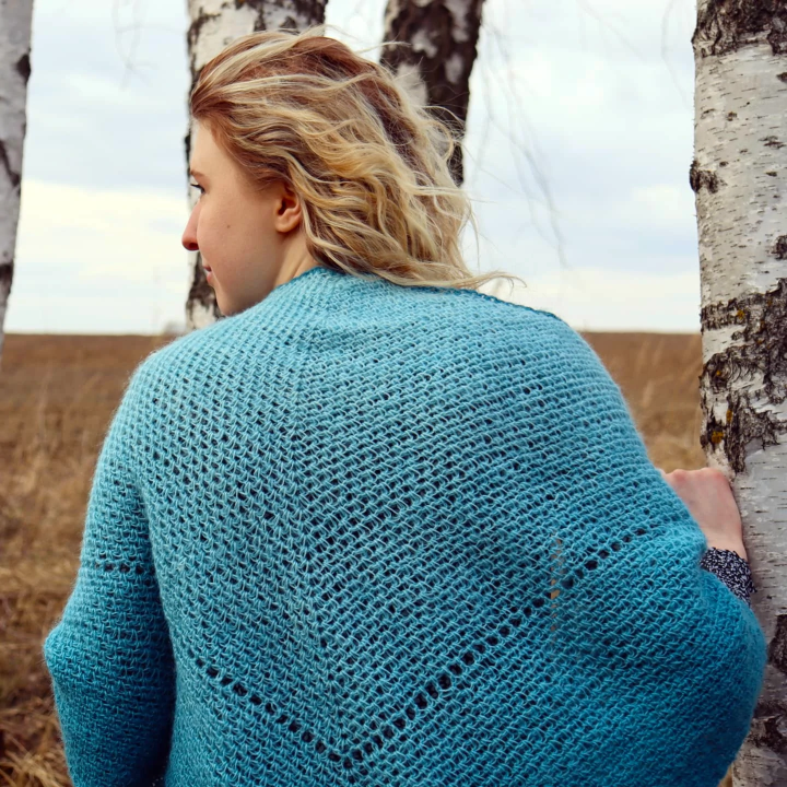 Chusta Mech Niebieska Ombre | Sklep Fundacji Motywajki