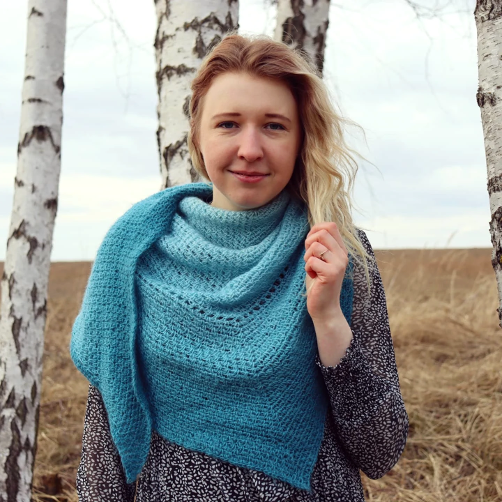 Chusta Mech Niebieska Ombre | Sklep Fundacji Motywajki