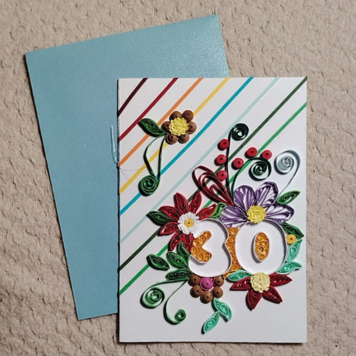 Kartka Urodzinowa z Liczbą | Sklep Fundacji Motywajki