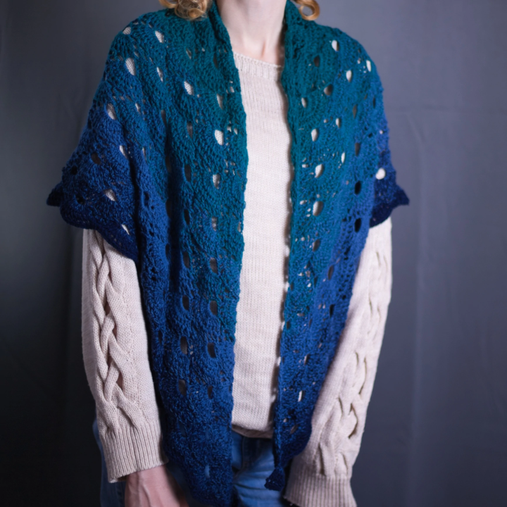 Chusta Granatowa Ombre | Sklep Fundacji Motywajki