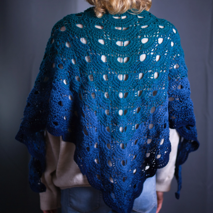 Chusta Granatowa Ombre | Sklep Fundacji Motywajki