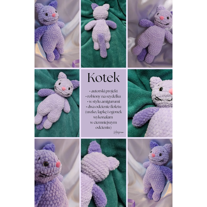 Szydełkowany Kotek | Sklep Fundacji Motywajki