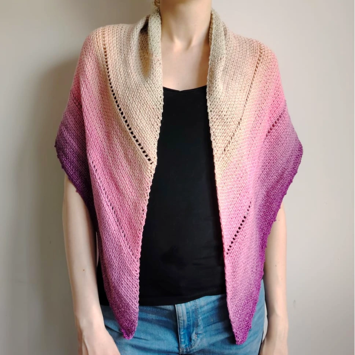 Chusta Mech Ombre z Brzoskwinką | Sklep Fundacji Motywajki