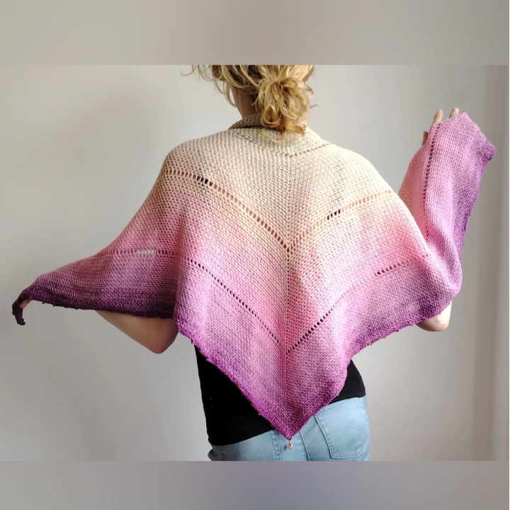 Chusta Mech Ombre z Brzoskwinką | Sklep Fundacji Motywajki