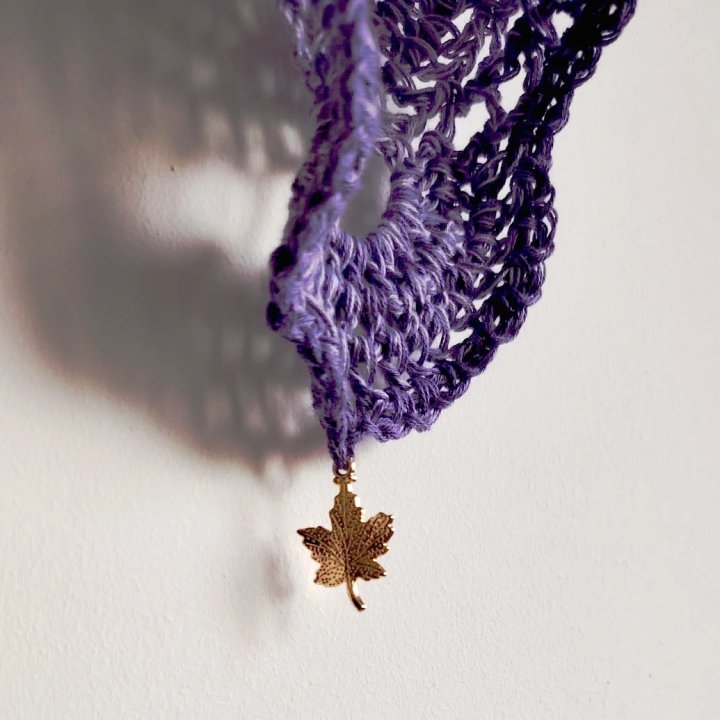 Chusta Mech Ombre Błękitno-fioletowa z Zawieszką | Sklep Fundacji Motywajki