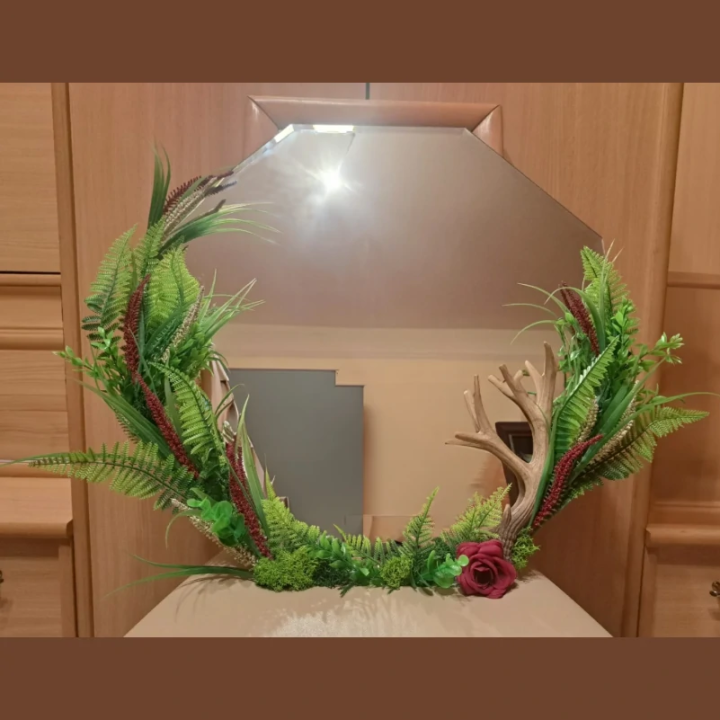 Lustro z motywem roślinnym Leśna Polana | Sklep Fundacji Motywajki