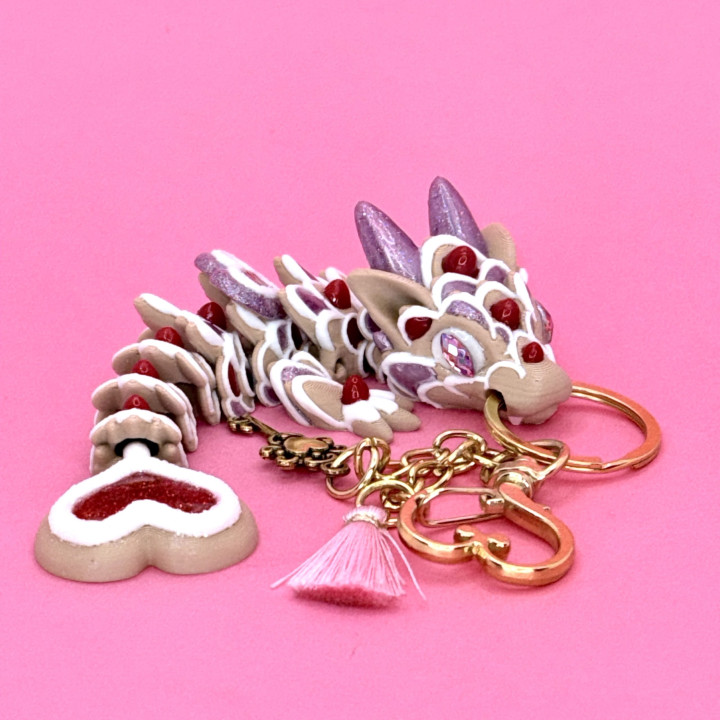 Brelok Smok Ciasteczkowe Serduszko | Sklep Fundacji Motywajki