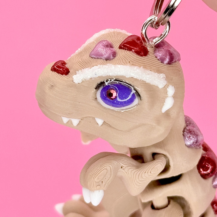 Brelok T-Rex Ciasteczkowe Serduszko | Sklep Fundacji Motywajki