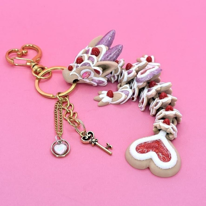 Brelok Smok Ciasteczkowe Serduszko | Sklep Fundacji Motywajki