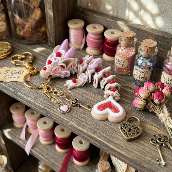 Brelok Smok Ciasteczkowe Serduszko | Sklep Fundacji Motywajki